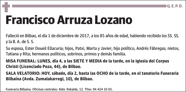 Francisco Arruza Lozano