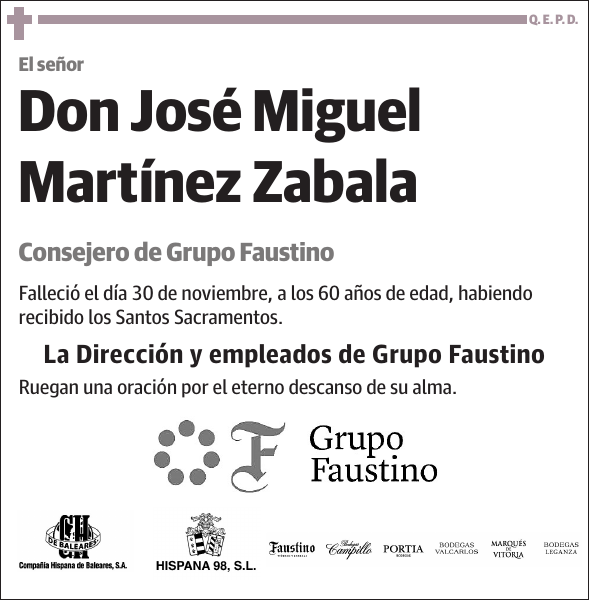 José Miguel Martínez Zabala