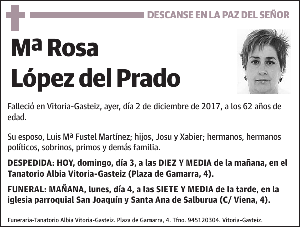 Mª Rosa López del Prado