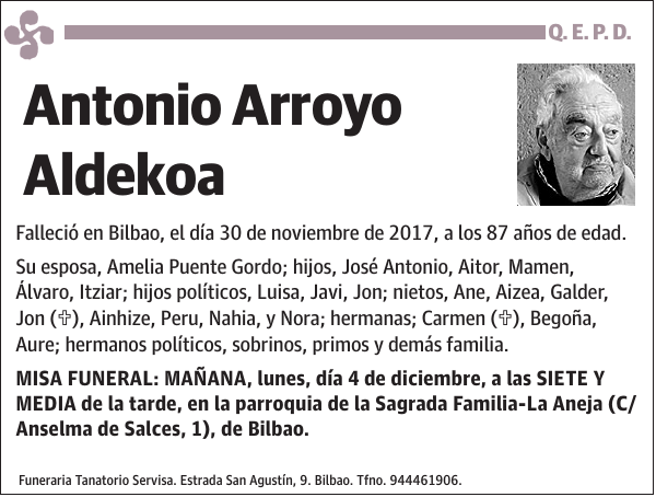 Antonio Arroyo Aldekoa