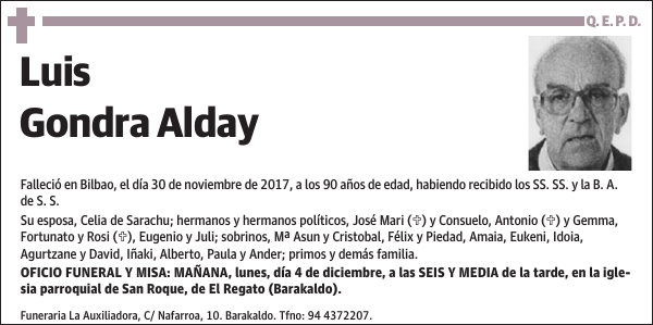 Luis Gondra Alday