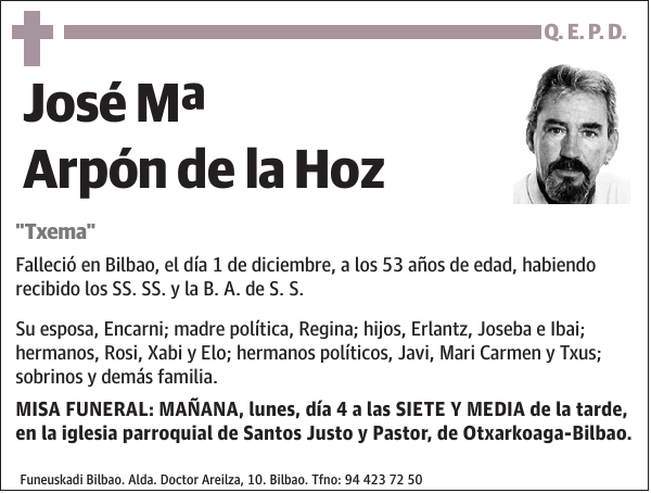 José Mª Arpón de la Hoz