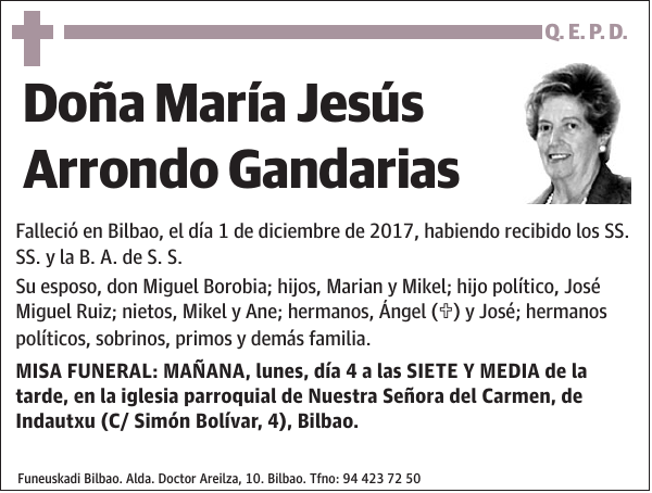 María Jesús Arrondo Gandarias