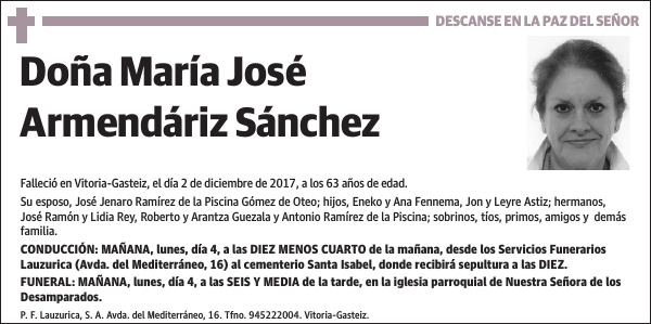 María José Armendáriz Sánchez