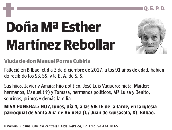 Mª Esther Martínez Rebollar