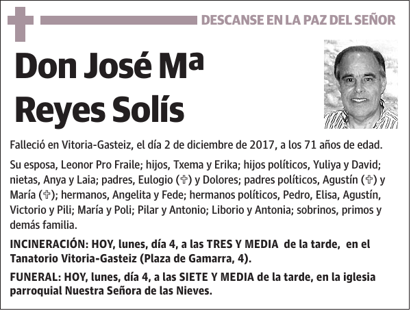 José Mª Reyes Solís