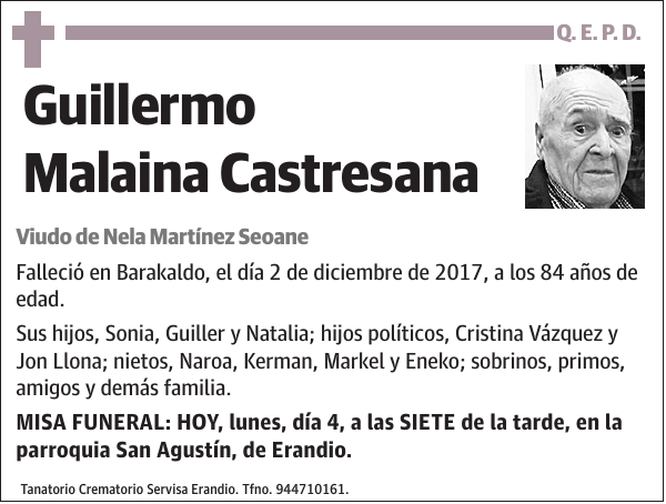 Guillermo Malaina Castresana