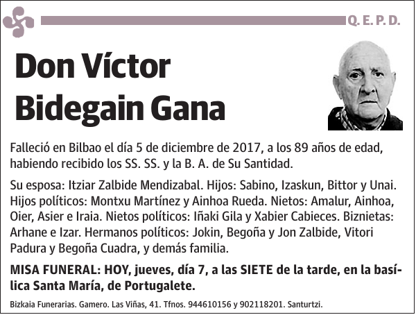 Víctor Bidegain Gana