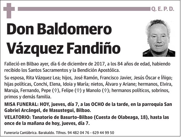 Baldomero Vázquez Fandiño