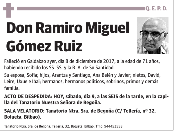 Ramiro Miguel Gómez Ruiz