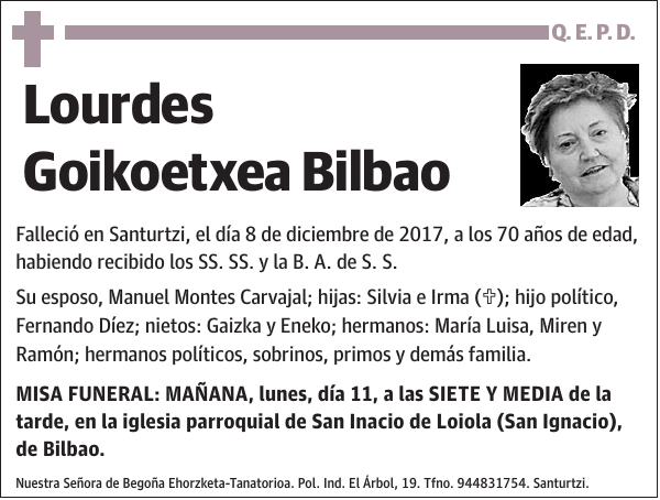 Lourdes Goikoetxea Bilbao