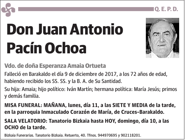 Juan Antonio Pacín Ochoa