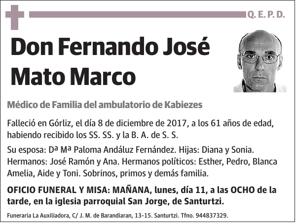 Fernando José Mato Marco