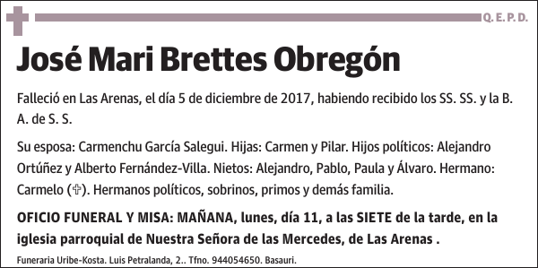 José Mari Brettes Obregón