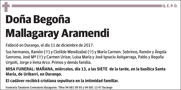 Begoña Mallagaray Aramendi