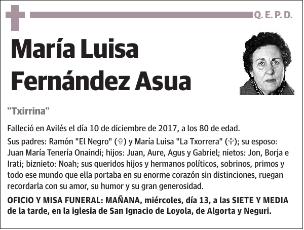 María Luisa Fernández Asua