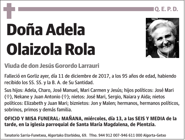 Adela Olaizola Rola