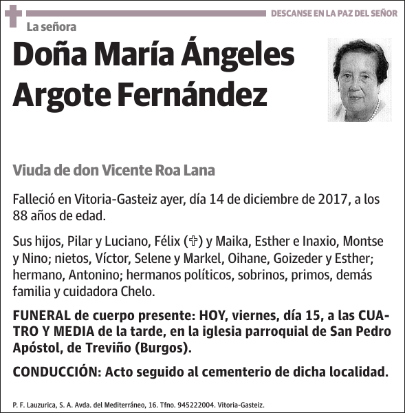 María Ángeles Argote Fernández