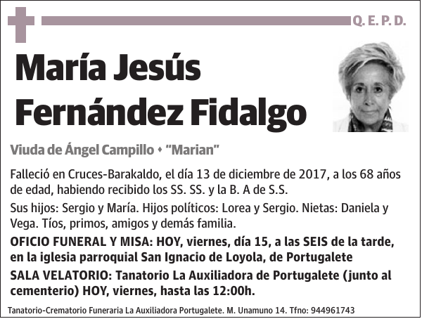 María Jesús Fernández Fidalgo