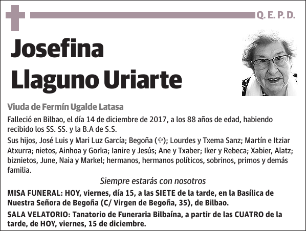 Josefina Llaguno Uriarte