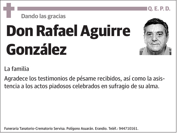 Rafael Aguirre González