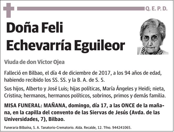 Feli Echevarría Eguileor