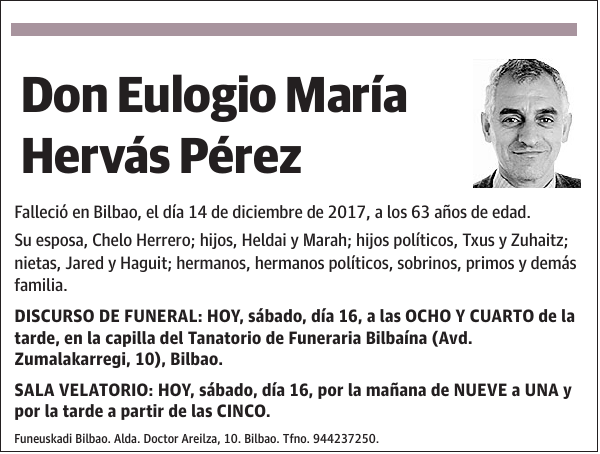 Eulogio María Hervás Pérez