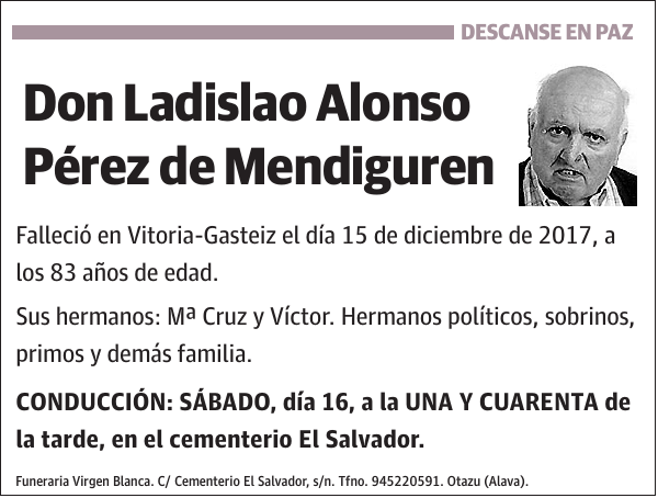 Ladislao Alonso Pérez de Mendiguren