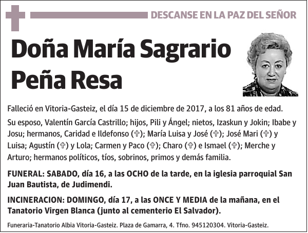 María Sagrario Peña Resa