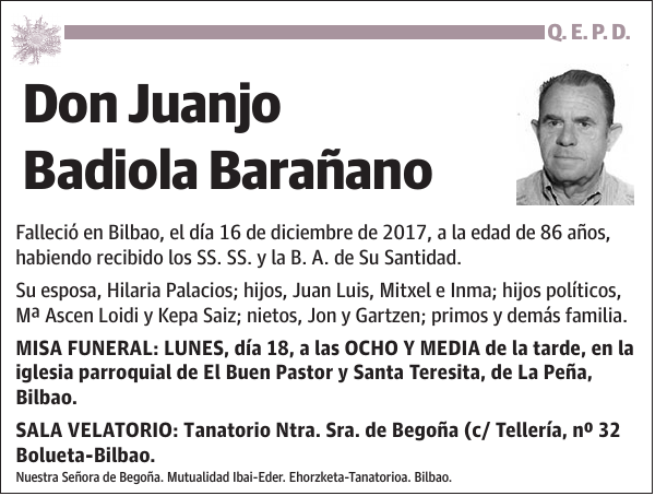 Juanjo Badiola Barañano