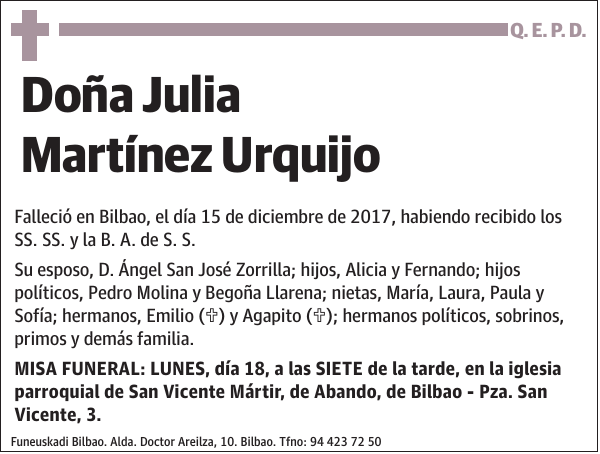 Julia Martínez Urquijo