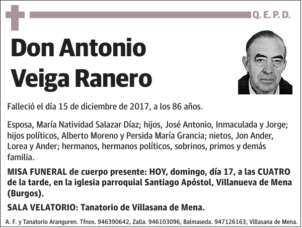 Antonio Veiga Ranero