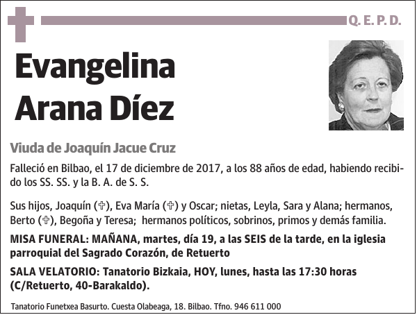 Evangelina Arana Díez