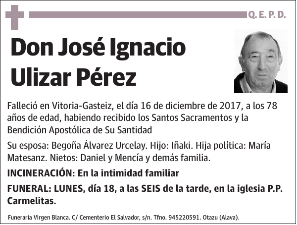 José Ignacio Ulizar Pérez