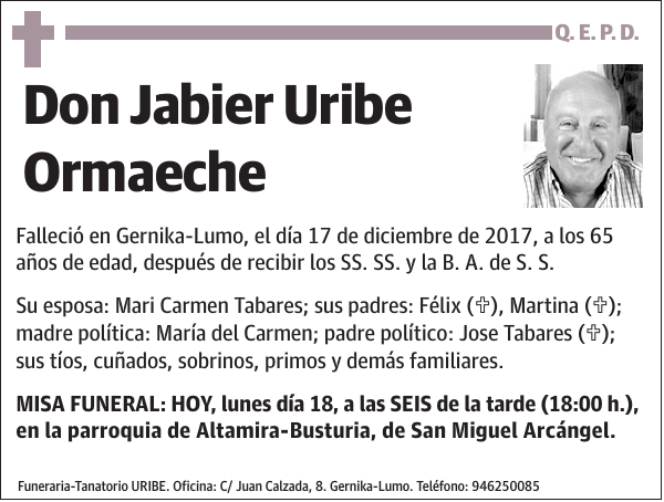 Jabier Uribe Ormaeche