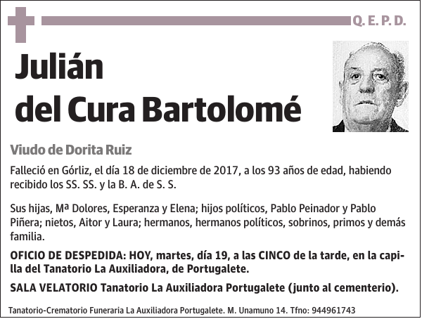 Julián del Cura Bartolomé