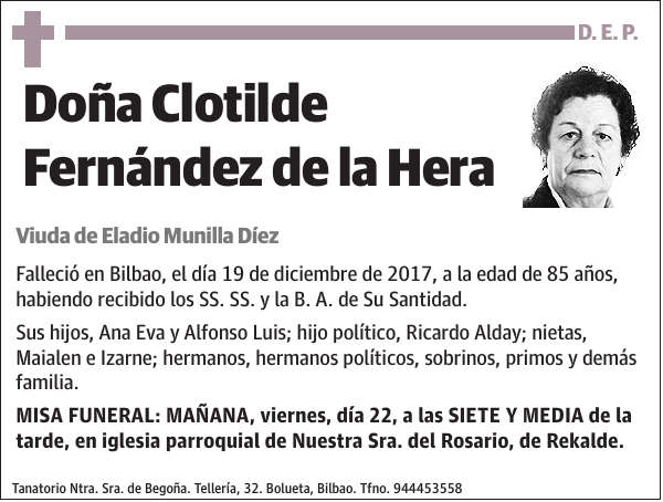 Clotilde Fernández de la Hera