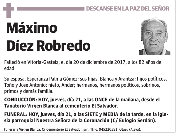 Máximo Díez Robredo