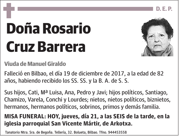 Rosario Cruz Barrera