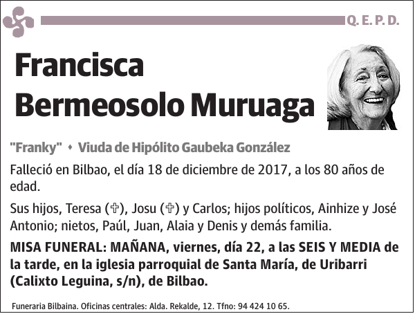 Francisca Bermeosolo Muruaga