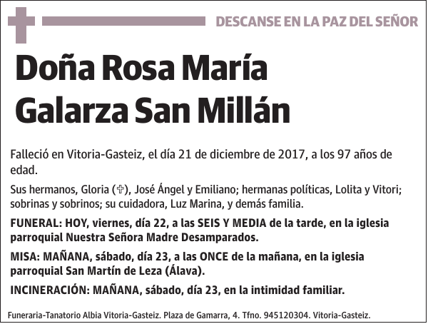 Rosa María Galarza San Millán