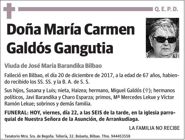 María Carmen Galdós Gangutia