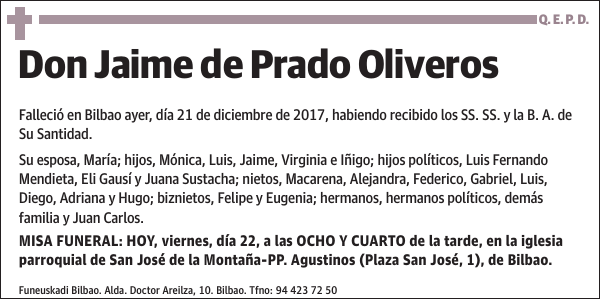 Jaime de Prado Oliveros