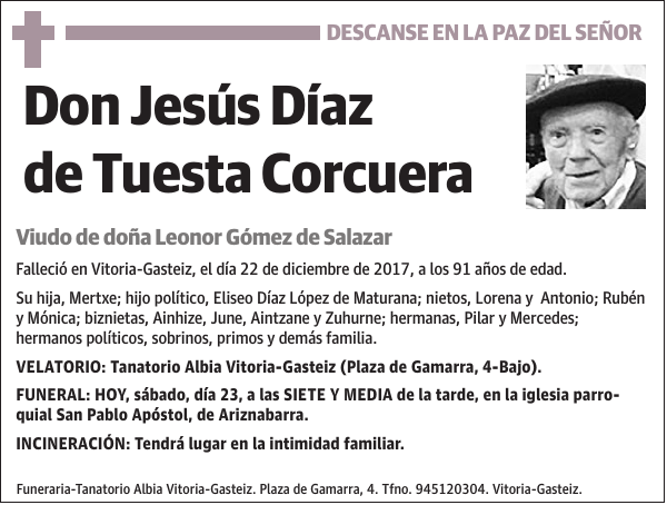 Jesús Díaz de Tuesta Corcuera