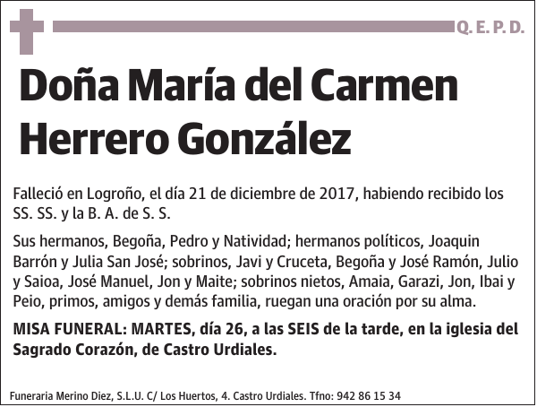 María del Carmen Herrero González