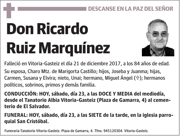 Ricardo Ruiz Marquínez