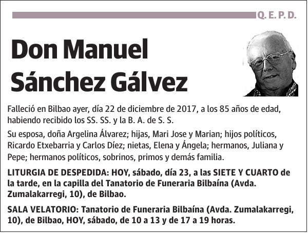 Manuel Sánchez Gálvez