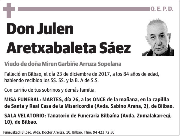 Julen Aretxabaleta Sáez