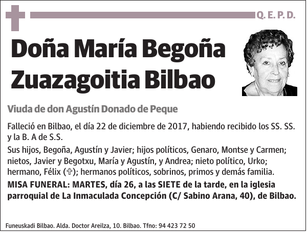 María Begoña Zuazagoitia Bilbao