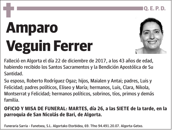 Amparo Veguin Ferrer